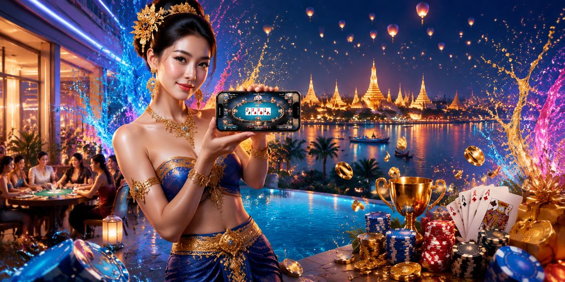 မြန်မာ့သင်္ကြန်ပွဲတွင် ကစားနေသော ပိုကာဂိမ်းပုံ